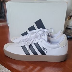 Adidas White and Black Sneakers